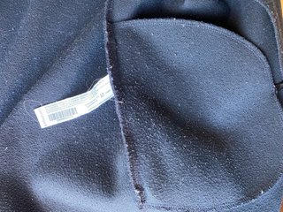 Cappotto donna nero 1 bottone 2 tasche