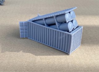 Maqueta Contenedor Lanza Misiles CLUB-K Ruso 1/87