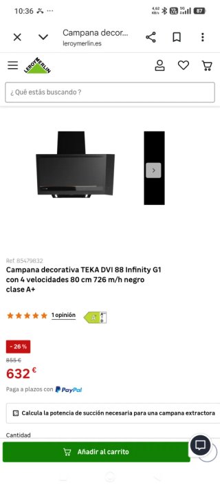 Campana Decorativa Teka DVI 88 Infinity G1