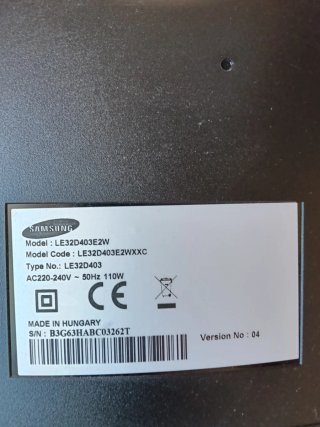 Televisor Samsung 32 Negro