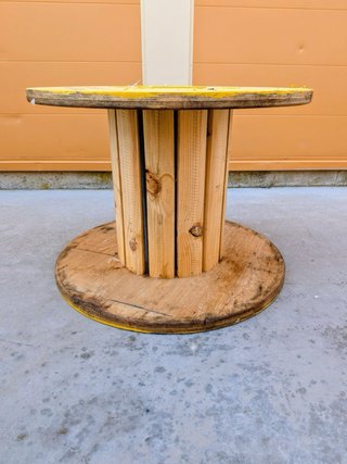 Bobina de madera grande – ideal para mesa