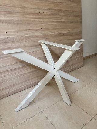 Mesa Comedor Madera 160x200 con Pata Central