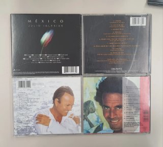 4 CDs Julio Iglesias: México Divorcio Calor Crazy