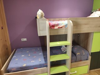 Cama litera tipo tren