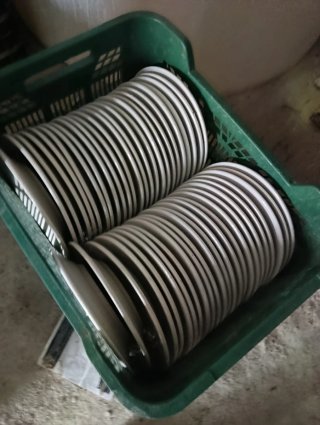 Platos de porcelana blancos hay variedades