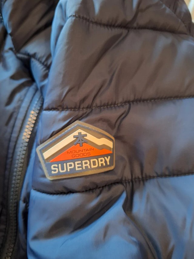 Chaqueta Superdry azul mujer