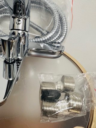Torneira Duche Completa em aço inoxidável
