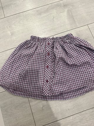 Falda niña cuadro vichy
