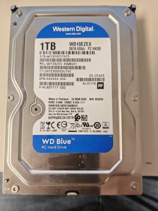 Disco Duro WD 1TB Blue WD10EZEX