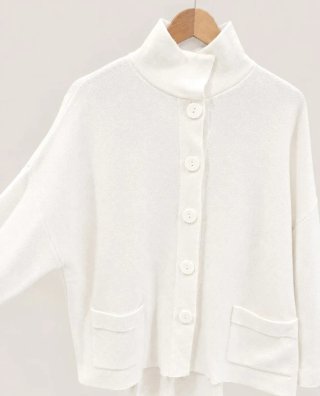 Jersey canal blanco vintage