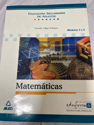 Matemáticas. Educación secundaria de adultos. M...