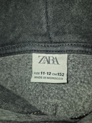 Sudadera Zara New York Gris