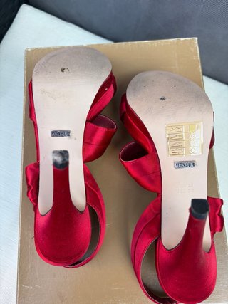 Zapatos de fiesta rojos Menbur