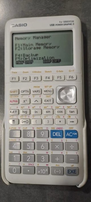 Calculadora Gráfica Casio FX-9860GIII + Cable USB