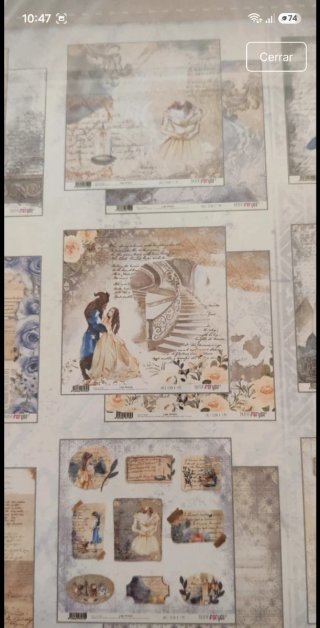 Papel Scrapbooking Colección Once Upon A Time
