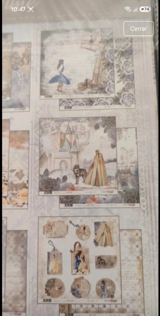 Papel Scrapbooking Colección Once Upon A Time