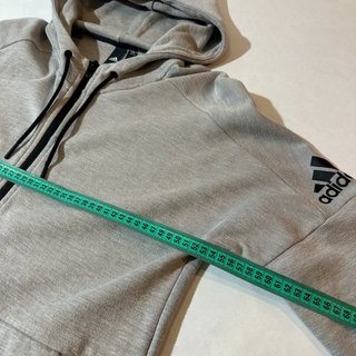 Sudadera Adidas con capucha gris - Talla M