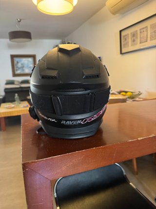 Casco Motocross Raven Negro