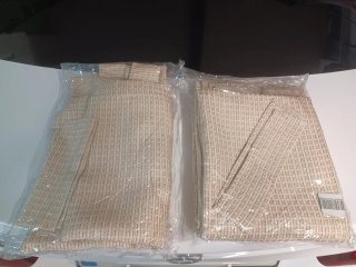 Tende Beige e Dorate