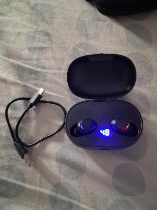 Auriculares Bluetooth Negro y Azul