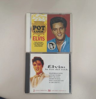 3 CD Elvis Presley: Pot Luck y La Voz del Rock