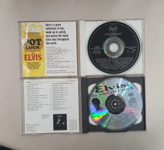 3 CD Elvis Presley: Pot Luck y La Voz del Rock