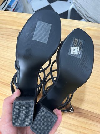 Sandalias de tacón A SHOES negras