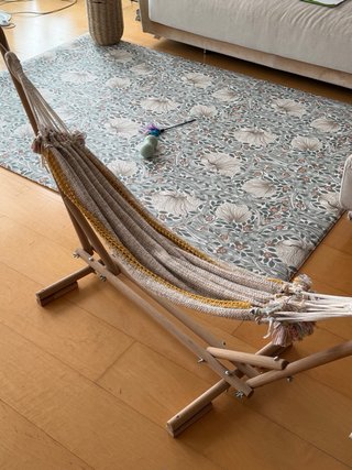 Hamaca para bebé de madera