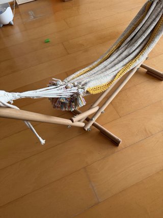 Hamaca para bebé de madera