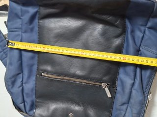 Mochila Emidio Tucci Negra y Azul