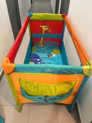 Parque Cuna Viaje Bebé Jirafa