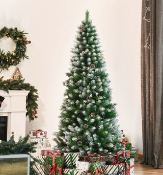Árbol de Navidad 180cm con 630 Puntas y 37 Piñas