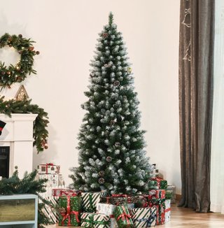 Árbol de Navidad 180cm con 630 Puntas y 37 Piñas