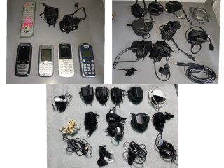 Móviles, cargadores, auriculares y mando TDT