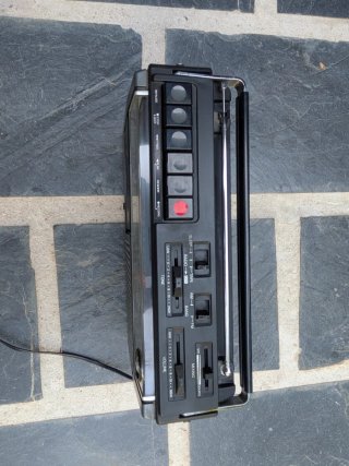 Radio Cassette Sanyo M 2408f Gris