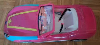 Coche Nancy Descapotable Rosa