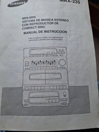 Sistema de música Samsung MAX-335