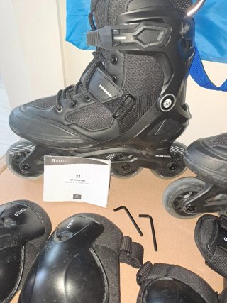 Patines Oxelo Talla 38 + Protecciones