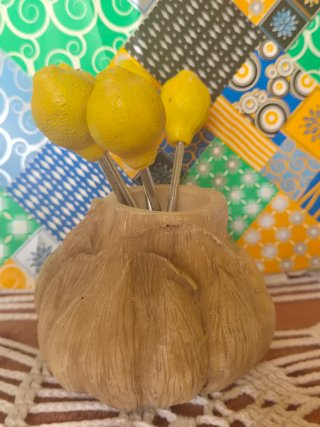 Tenedores de Limones Decorativos