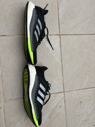Zapatillas Adidas SolarGlide 3 Negras/Verdes