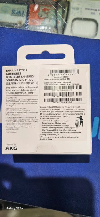 Auriculares Samsung Tipo-C Grises
