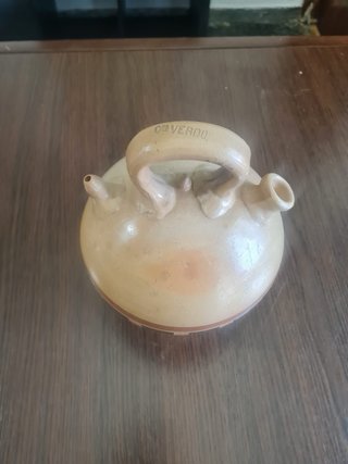 Botijo de cerámica esmaltado Verdú