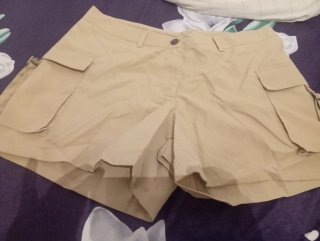 Shorts cargo beige talla XL