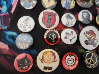 Lote chapas frikis anime y videojuegos