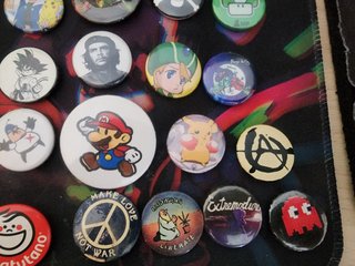Lote chapas frikis anime y videojuegos