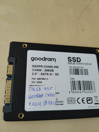 DISCO SSD GOODRAM CX400 256GB