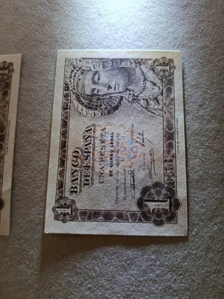 3 Billetes 1 Peseta Banco de España 1948