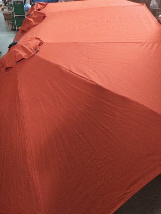 COSTWAY Sombrilla Grande Doble 470 x 280 cm