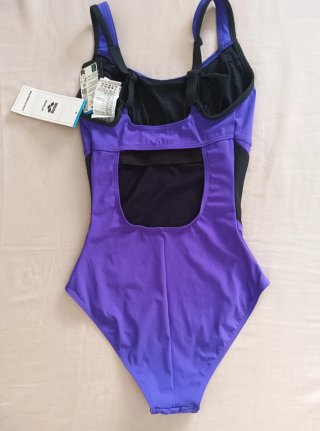 Costume da bagno Arena viola e nero