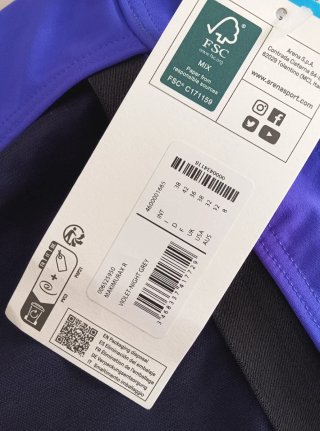 Costume da bagno Arena viola e nero